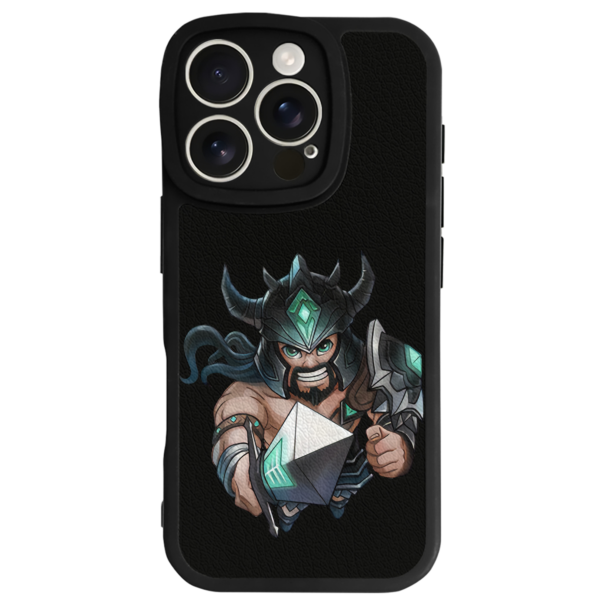 リーグ・オブ・レジェンド League of Legends LOL 【iPhone 16シリーズ対応】シリコンスマホケース（レザー調） 材質：シリコン